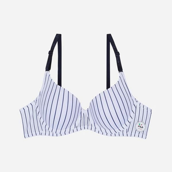 Bralettes Fila Mujer Blancas / Azul Marino - Summer Heritage - España 930514RBN